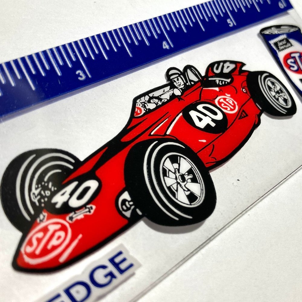 STP ‘The Racer’s Edge’ 5 Plastic Rulers - Picture 4 of 6